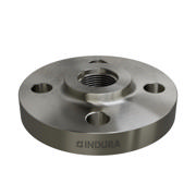 Flanges, Stainless, EN 1092-1, Threaded flange, T:13, PN10-40, B1, DN20, 3/4", AISI316L, 1.4404, 