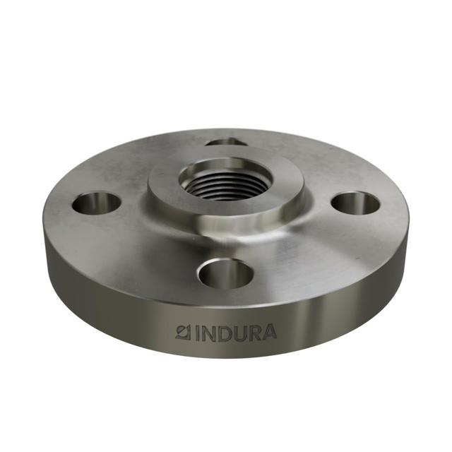 Flanges, Stainless, EN 1092-1, Threaded flange, T:13, PN10-40, B1, DN20, 3/4", AISI316L, 1.4404, 