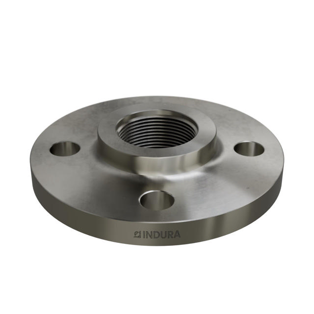 Flanges, Stainless, EN 1092-1, Threaded flange, T:13, PN10-40, B1, DN40, 1 1/2", AISI316L, 1.4404, 