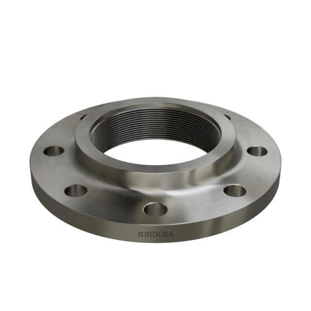 Flanges, Stainless, EN 1092-1, Threaded flange, T:13, PN10-16, B1, DN100, 4", AISI316L, 1.4404, 