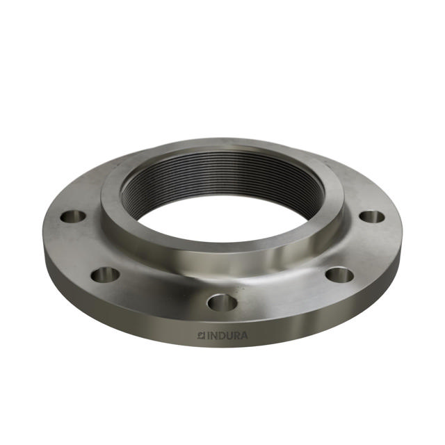 Flanges, Stainless, EN 1092-1, Threaded flange, T:13, PN10-16, B1, DN125, 5", AISI316L, 1.4404, 