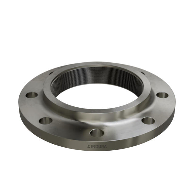 Flanges, Stainless, EN 1092-1, Threaded flange, T:13, PN10-16, B1, DN150, 6", AISI316L, 1.4404, 