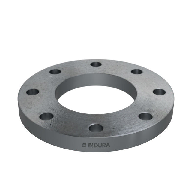 Flanges, HDG, Carbon, EN 1092-1, Plate flange, T:01, PN10-16, A, DN100, 114,3, P250GH, 1.0460, 