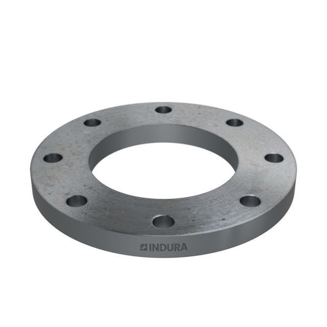 Flanges, HDG, Carbon, EN 1092-1, Plate flange, T:01, PN10-16, A, DN125, 139,7, P250GH, 1.0460, 