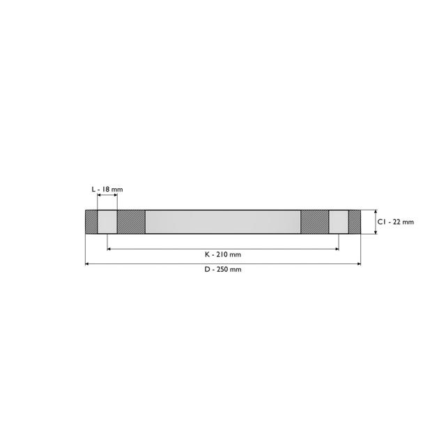 Plate flange