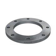 Flanges, HDG, Carbon, EN 1092-1, Plate flange, T:01, PN10, A, DN200, 219,1, P250GH, 1.0460, 