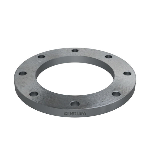 Flanges, HDG, Carbon, EN 1092-1, Plate flange, T:01, PN10, A, DN200, 219,1, P250GH, 1.0460, 