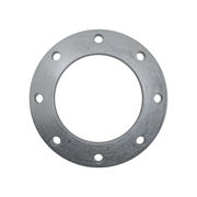 Flanges, HDG, Carbon, EN 1092-1, Plate flange, T:01, PN10, A, DN200, 219,1, P250GH, 1.0460, 