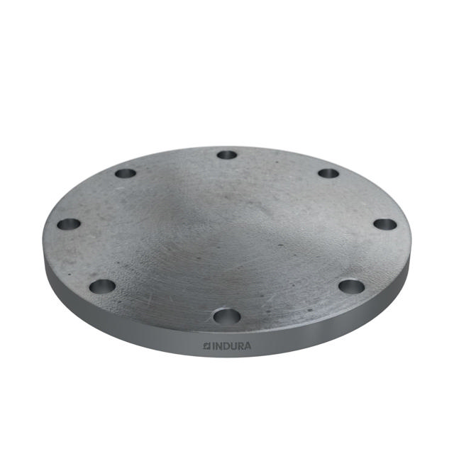 Flanges, HDG, Carbon, EN 1092-1, Blind flange, T:05, PN10, A, DN200, S235JR, 1.0038, 