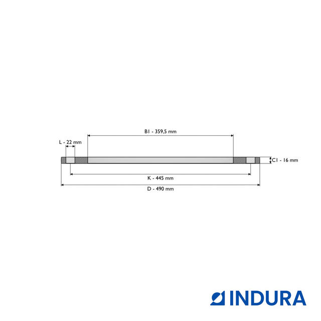 Plate flange