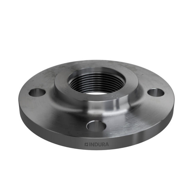 Flanges, Carbon, EN 1092-1, Threaded flange, T:13, PN6, B1, DN40, 1 1/2", P250GH, 1.0460, 
