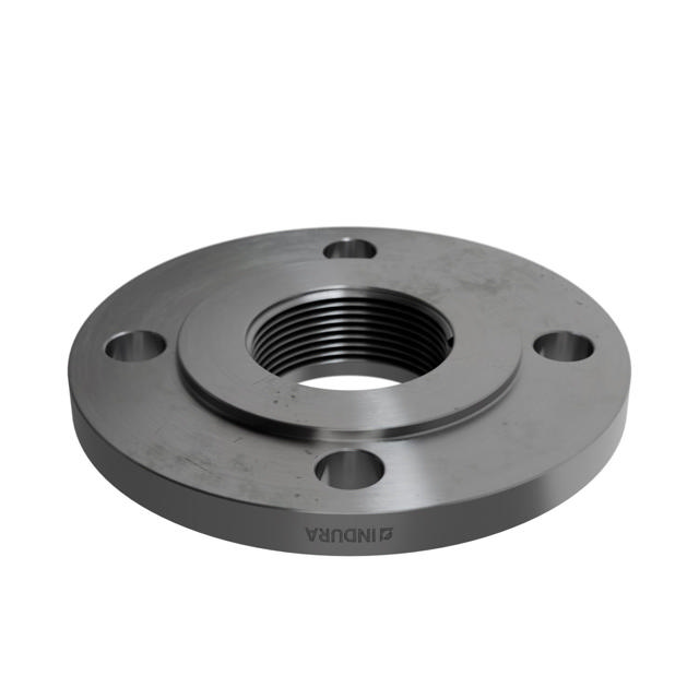 Flanges, Carbon, EN 1092-1, Threaded flange, T:13, PN6, B1, DN40, 1 1/2", P250GH, 1.0460, 