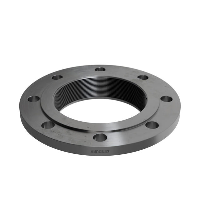 Flanges, Sort, EN 1092-1, Gevindflange, T:13, PN6, B1, DN125, 5", P250GH, 1.0460, 