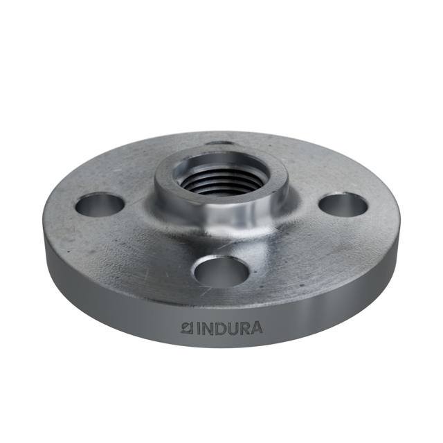 Flanges, HDG, Carbon, EN 1092-1, Threaded flange, T:13, PN6, B1, DN15, 1/2", P250GH, 1.0460, 