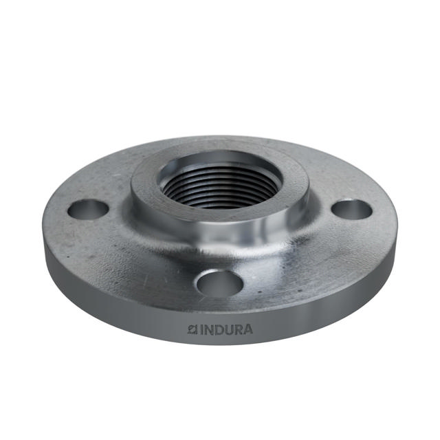Flanges, HDG, Carbon, EN 1092-1, Threaded flange, T:13, PN6, B1, DN32, 1 1/4", P250GH, 1.0460, 