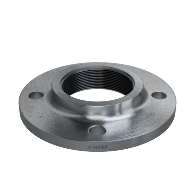 Flanges, HDG, Carbon, EN 1092-1, Threaded flange, T:13, PN6, B1, DN80, 3", P250GH, 1.0460, 