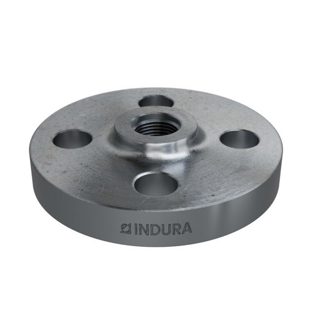 Flanges, HDG, Carbon, EN 1092-1, Threaded flange, T:13, PN10-40, B1, DN10, 3/8", P250GH, 1.0460, 