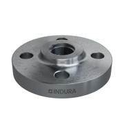 Flanges, HDG, Carbon, EN 1092-1, Threaded flange, T:13, PN10-40, B1, DN20, 3/4", P250GH, 1.0460, 