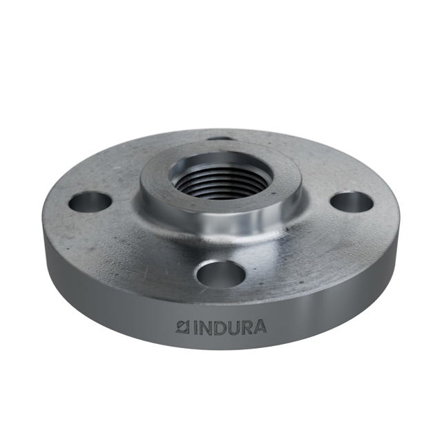 Flanges, HDG, Carbon, EN 1092-1, Threaded flange, T:13, PN10-40, B1, DN25, 1", P250GH, 1.0460, 