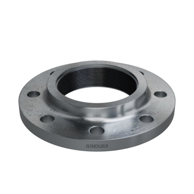 Flanges, HDG, Carbon, EN 1092-1, Threaded flange, T:13, PN10-16, B1, DN100, 4", P250GH, 1.0460, 