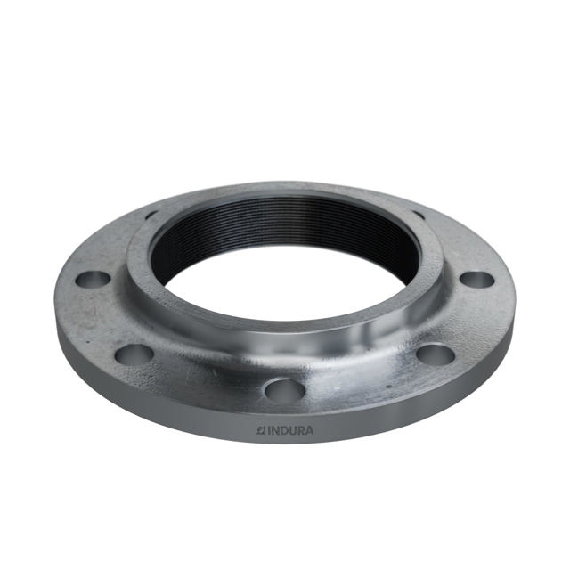 Flanges, HDG, Carbon, EN 1092-1, Threaded flange, T:13, PN10-16, B1, DN150, 6", P250GH, 1.0460, 