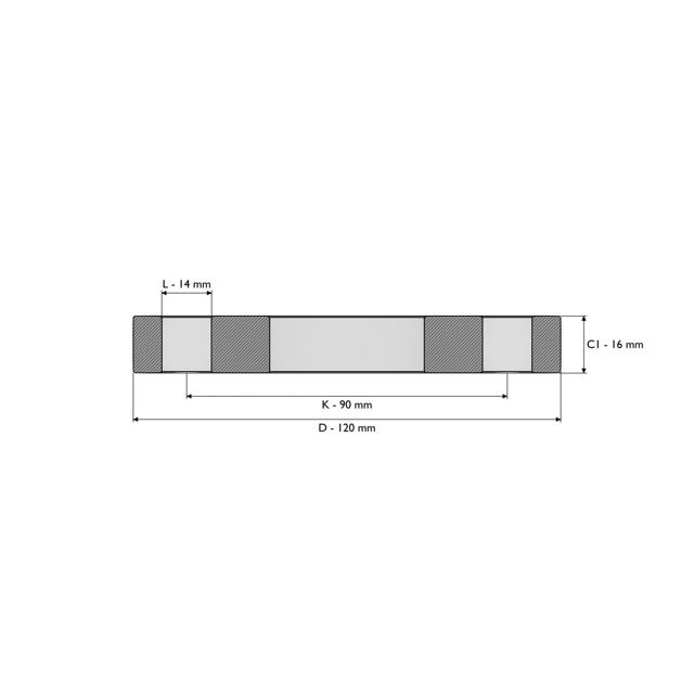 Plate flange