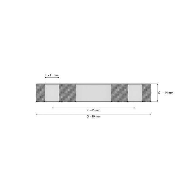 Plate flange