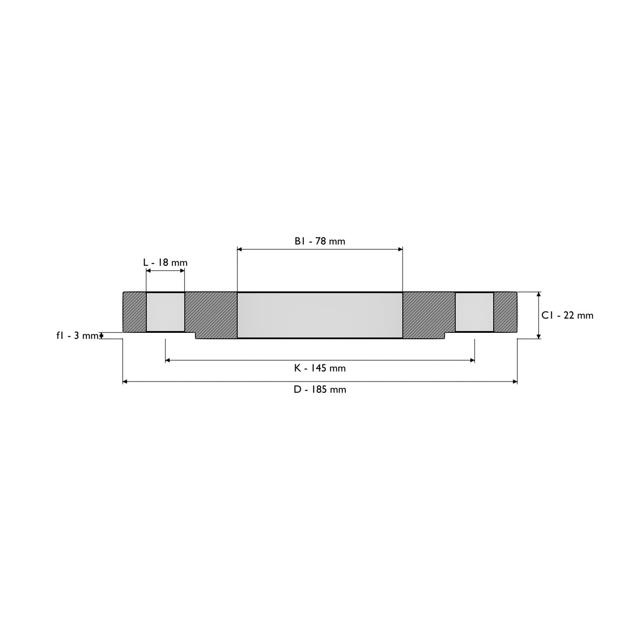 Plate flange