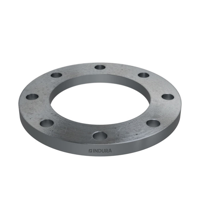 Flanges, HDG, Carbon, EN 1092-1, Loose plate flange, T:02, PN10-16, A, DN150, 160,0, S235JR, 1.0038, 