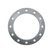 Flanges, HDG, Sort, EN 1092-1, Løsflange, T:02, PN16, A, DN250, 250,0, S235JR, 1.0038, 