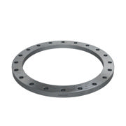 Flanges, HDG, Sort, EN 1092-1, Løsflange, T:02, PN10, A, DN500, 500,0, S235JR, 1.0038, 