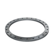 Flanges, HDG, Sort, EN 1092-1, Løsflange, T:02, PN10, A, DN700, 710,0, S235JR, 1.0038, 