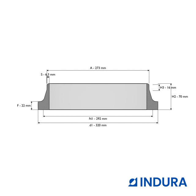 Weld-neck collar
