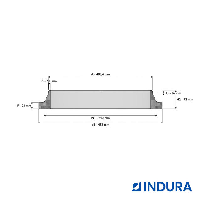 Weld-neck collar