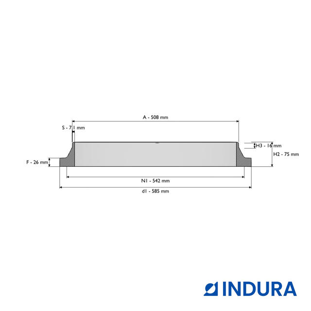 Weld-neck collar