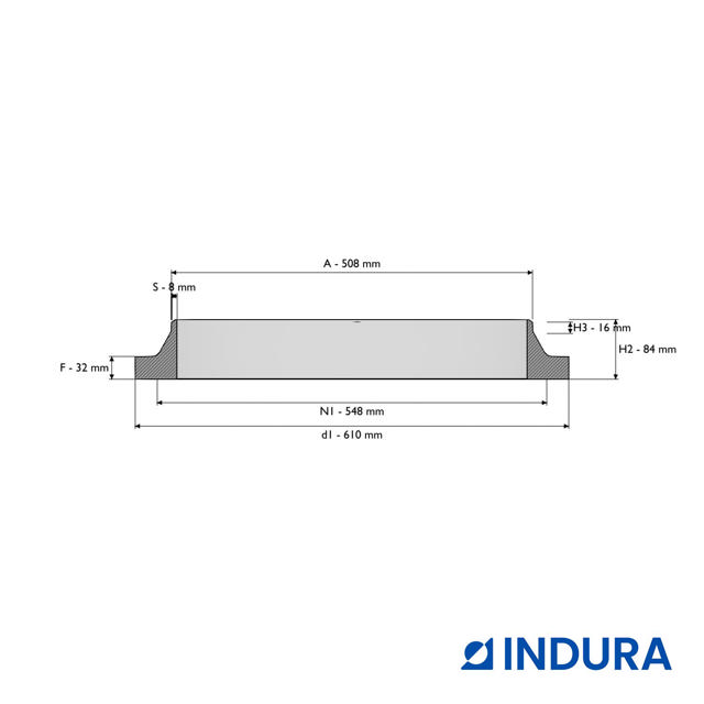 Weld-neck collar