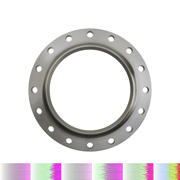 Flanges, Stainless, EN 1092-1, Weld-neck flange, T:11, PN16, B1, DN400, 406,4, AISI316L, 1.4404, ISO