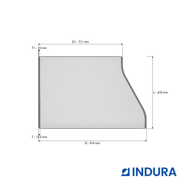 Exzentrische Reduzierung