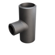 Butt-Weld Fitting, Sort, EN10253-2, T:A, Tee, 48,3/33,7, P235GH-TC1, 1.0345
