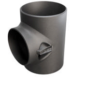 Butt-Weld Fitting, Stal węglowa, EN10253-2, T:A, Trójnik, 610/508, P235GH-TC1, 1.0345