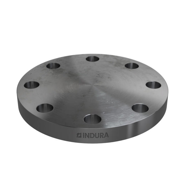 Flanges, Stal węglowa, EN 1092-1, Kołnierz zaślepiający, T:05, PN63, B2, DN125, P250GH, 1.0460, 