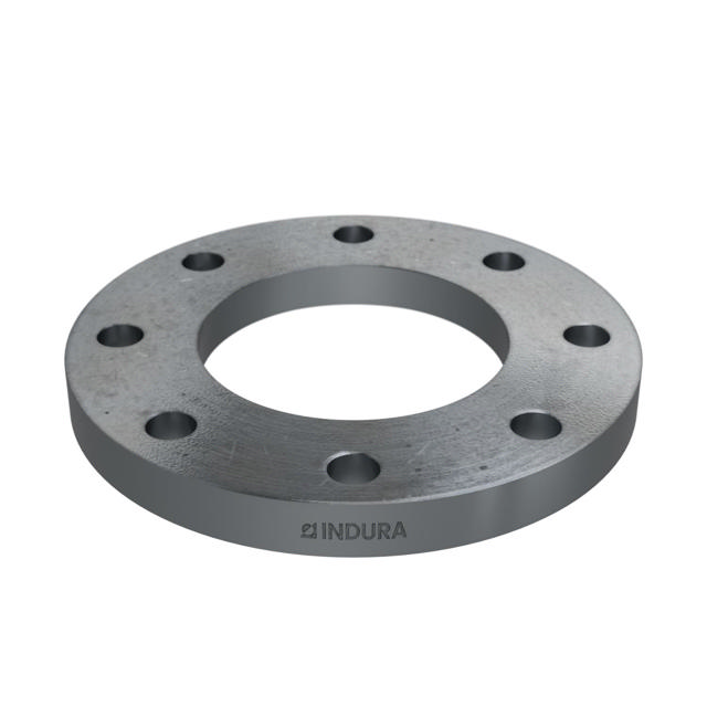 Flanges, HDG, Carbon, EN 1092-1, Loose plate flange, T:02, PN10-16, A, DN100, 114,3, S235JR, 1.0038, ISO