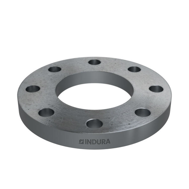 Flanges, HDG, Carbon, EN 1092-1, Loose plate flange, T:02, PN25-40, A, DN100, 114,3, S235JR, 1.0038, ISO