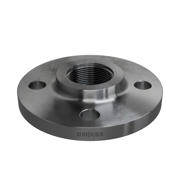 Flanges, Carbon, EN 1092-1, Threaded flange, T:13, PN10-40, B1, DN40, 1 1/2", S235JR, 1.0038, 