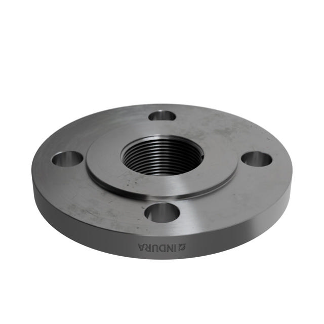 Flanges, Carbon, EN 1092-1, Threaded flange, T:13, PN10-40, B1, DN40, 1 1/2", S235JR, 1.0038, 