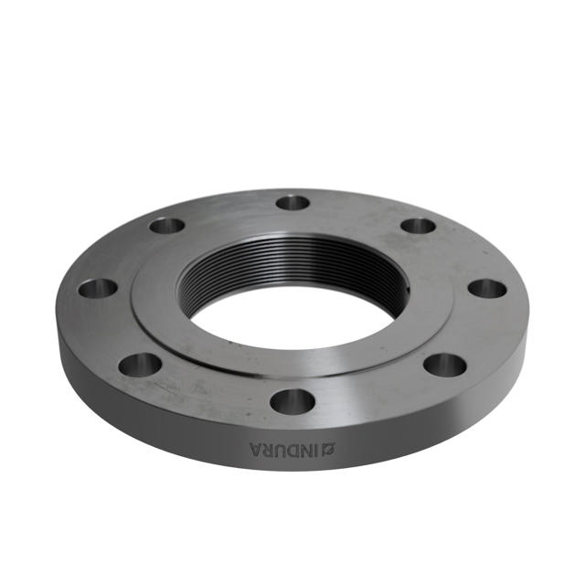 Flanges, Sort, ASME B16.5, Gevindflange, 150 lbs, RF, 4", LF2 CL2-SA/A105N-P280GH