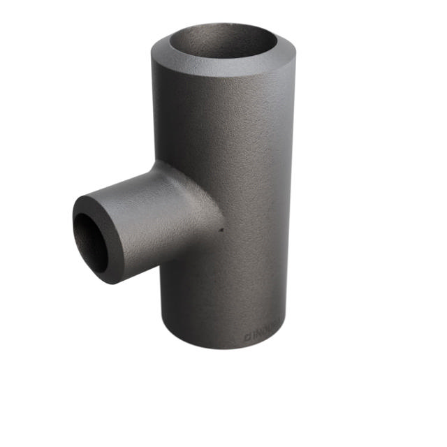 Butt-Weld Fitting, Carbon, ASME B16.9, Tee, 1/2"/1/4", A-234 WPB