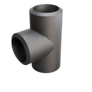 Butt-Weld Fitting, Carbon, ASME B16.9, Tee, 3/4"/3/4", A-234 WPB