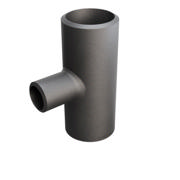 Butt-Weld Fitting, Sort, ASME B16.9, Tee, 1 1/2"/3/4", A-234 WPB