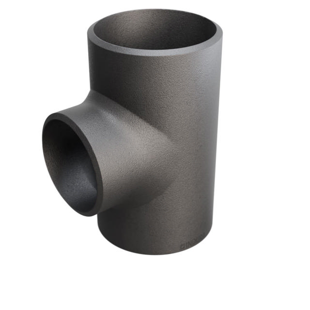Butt-Weld Fitting, Carbon, ASME B16.9, Tee, 5"/4", A-234 WPB